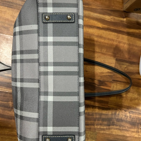 Dooney & Bourke Gray Plaid Shoulder Bag - Picture 3 of 7